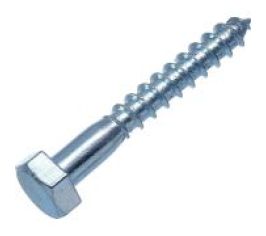 Шуруп по дереву с шестигранной головкой