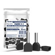 Наконечник штыревой втулочный изолированный двойн. НШВИ(2) 1.5-8 TOKOV ELECTRIC TKE-NSVI2-1.5-8-C05/50