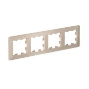 Рамка 4-м AtlasDesign Air песочн./дым. бел. SE ATN221204