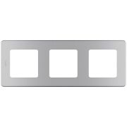 Рамка 3-м Inspiria алюм. IEK 673952