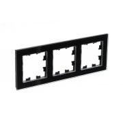 Рамка 3-м AtlasDesign Nature стекло черн. SE ATN321003